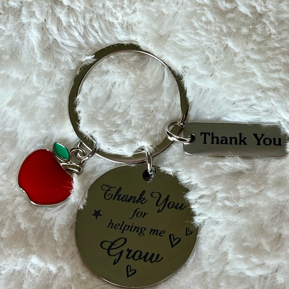 🍎 Teacher Appreciation Keychains, 2 set. NEW - Picture 6 of 7
